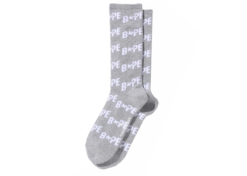 BAPE Sta Socks Gray