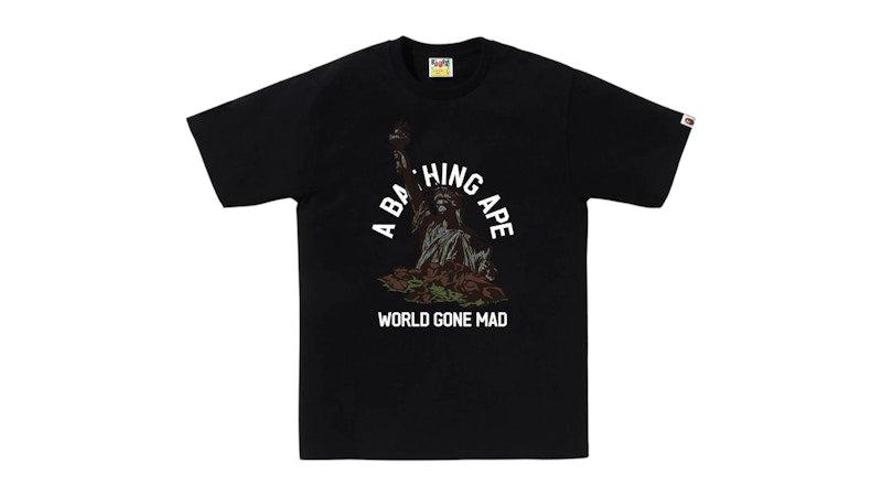 BAPE Statue Of Liberty Tee Black