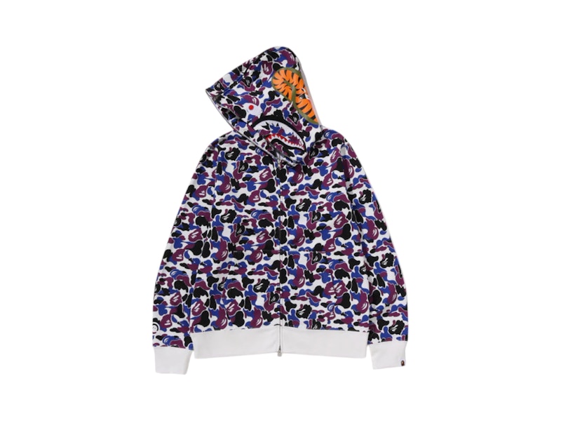 BAPE Store Hong Kong Separate Shark Full Zip Hoodie Multicolor