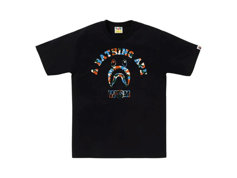 BAPE Store Jakarta Shark College Tee Black