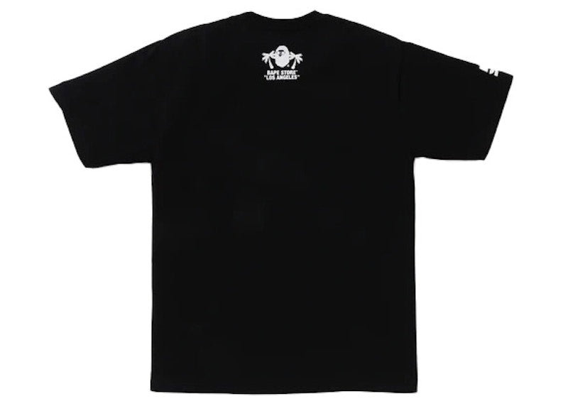 BAPE Store LA 5th Anniversary LA Camo College Tee Black