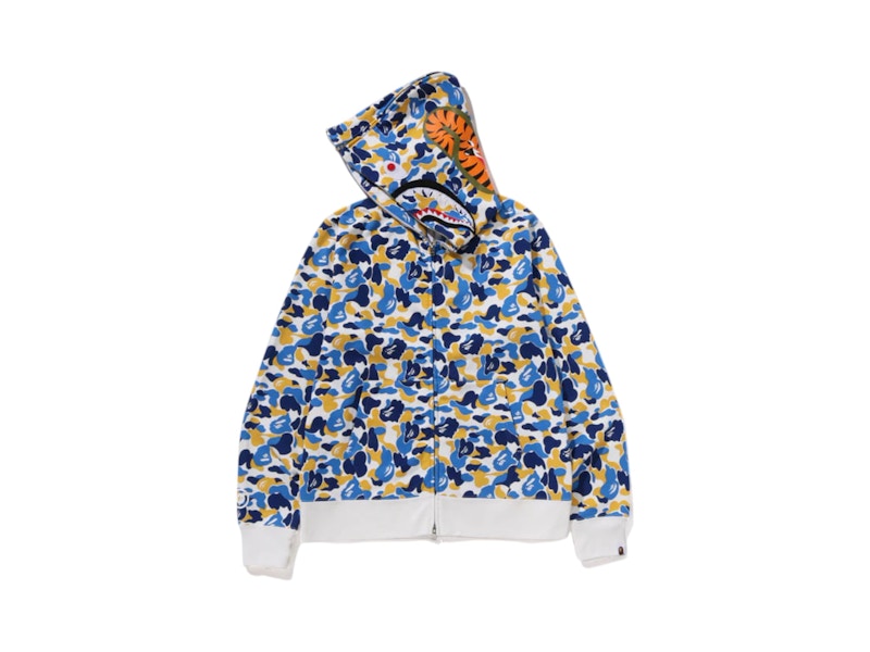 BAPE Store Shanghai Separate Shark Full Zip Hoodie Multicolor