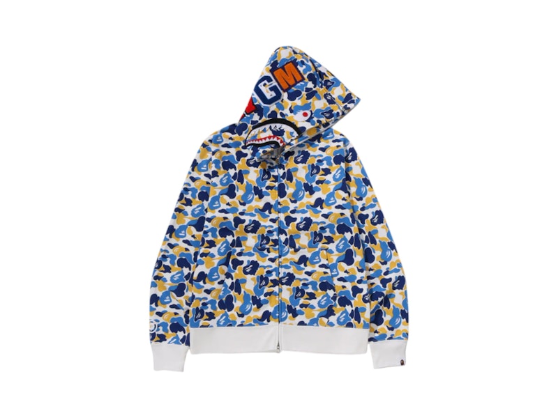 BAPE Store Shanghai Separate Shark Full Zip Hoodie Multicolor