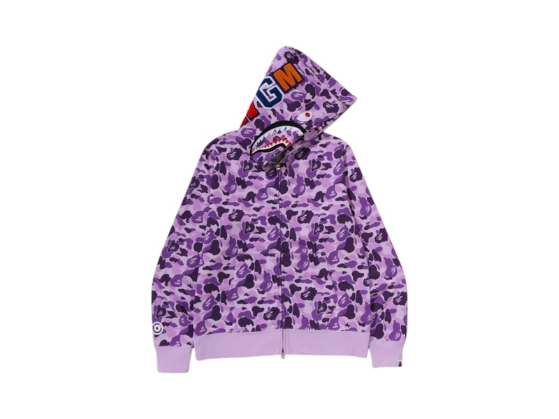 BAPE Store Taipei Separate Shark Full Zip Hoodie Multicolor