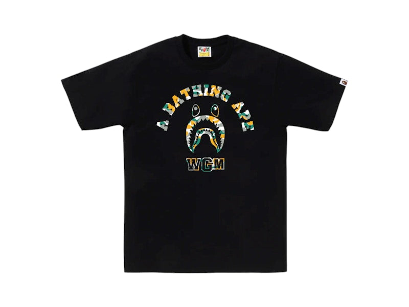 BAPE Store Wuxi Shark College Tee Black