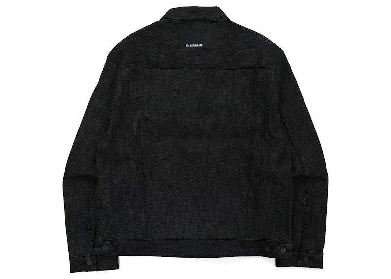 BAPE Stretch Denim Jacket Black