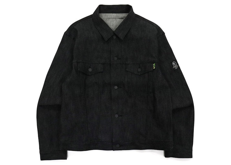 BAPE Stretch Denim Jacket Black
