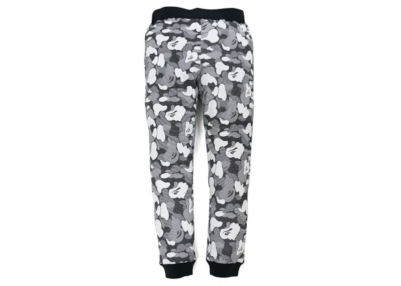 BAPE Stripe ABC Camo Sweat Pants Black