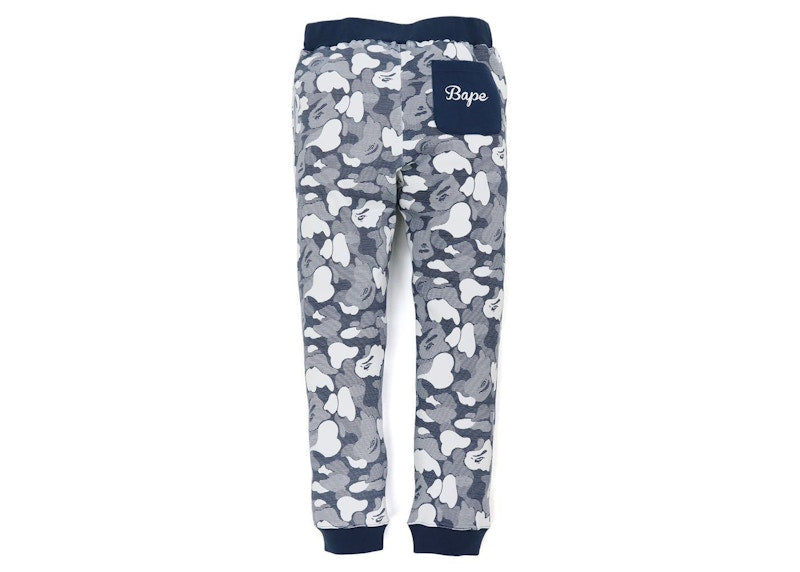 BAPE Stripe ABC Camo Sweat Pants Navy