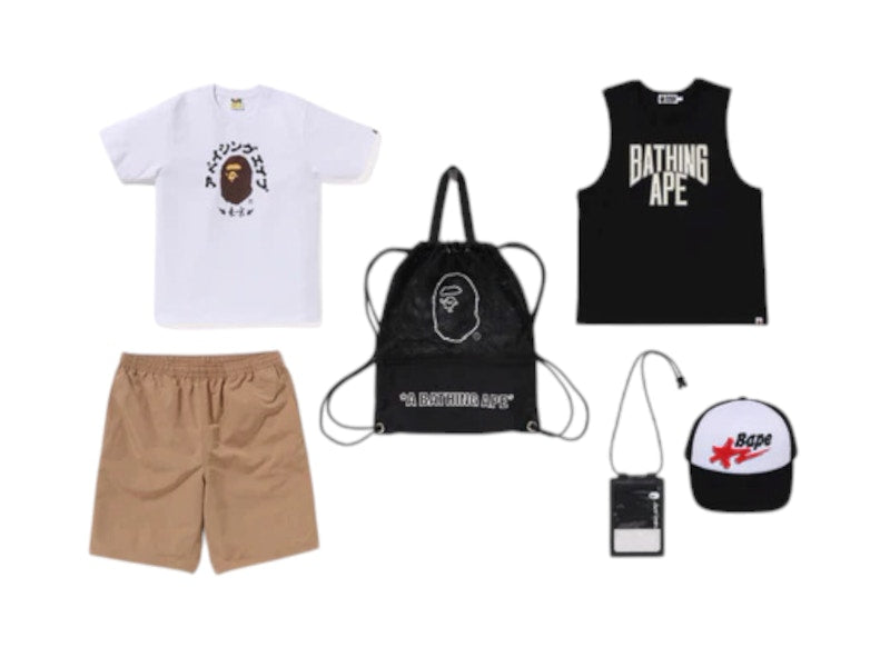 BAPE Summer 2025 Bag Bundle Black