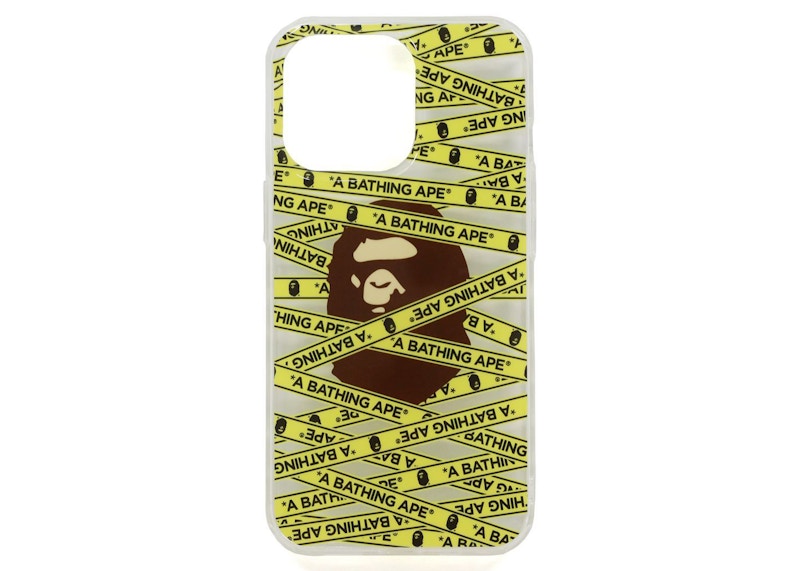 BAPE Tape Logo iPhone 13 Pro Case Clear