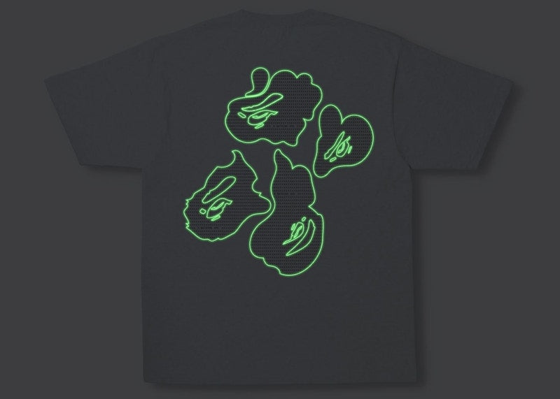 BAPE Text Code Camo Tee Gray
