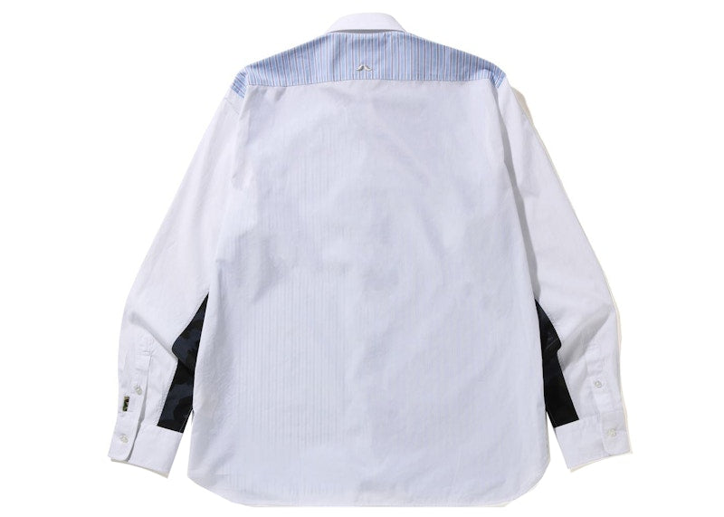 BAPE Thomas Mason Multi Pattern Wide Fit Shirt Multi