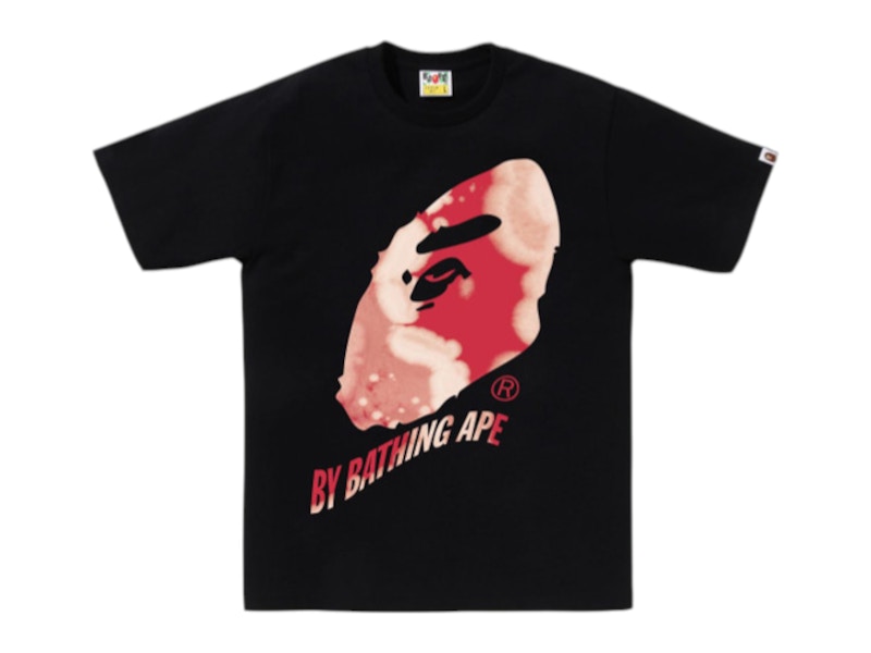 BAPE Tie Dye Twist By Bathing Ape Tee Black