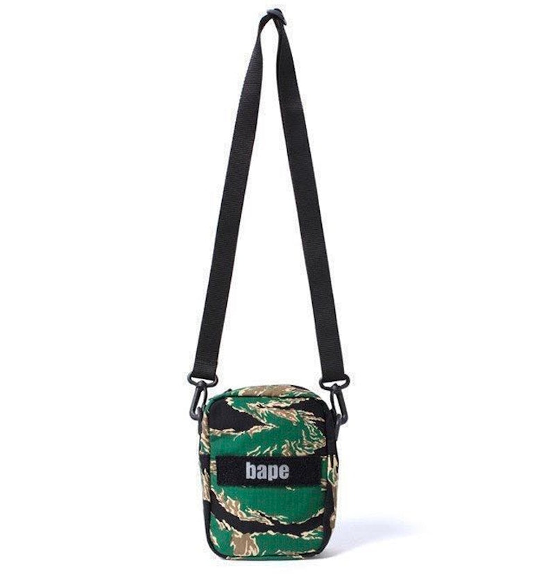 BAPE Tiger Camo Camera Bag Green