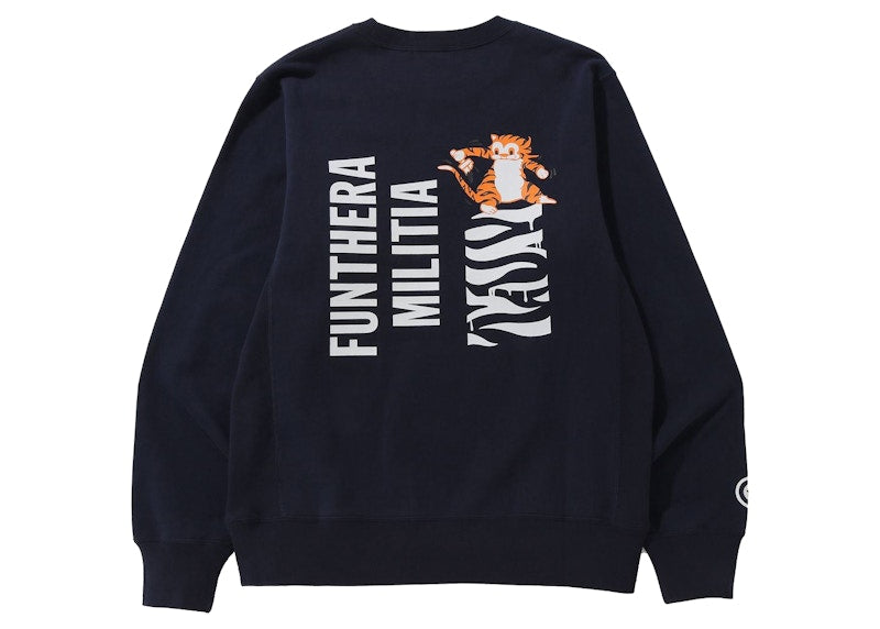 BAPE Tiger Crewneck (FW21) Navy