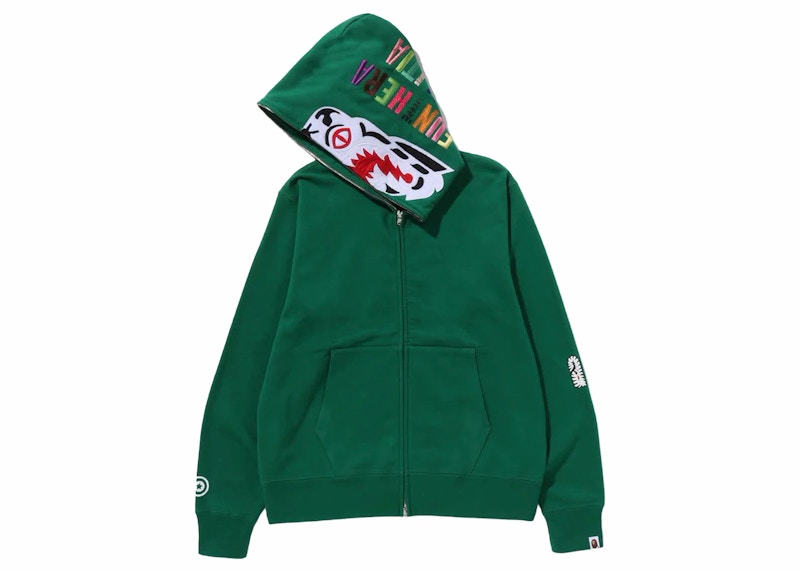 BAPE Tiger Full Zip Hoodie (FW23) Green