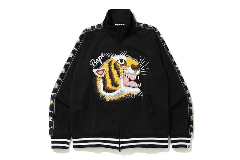 BAPE Tiger Jersey Top Black