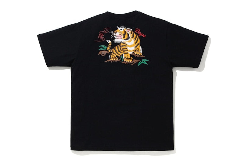 BAPE Tiger Tee Black