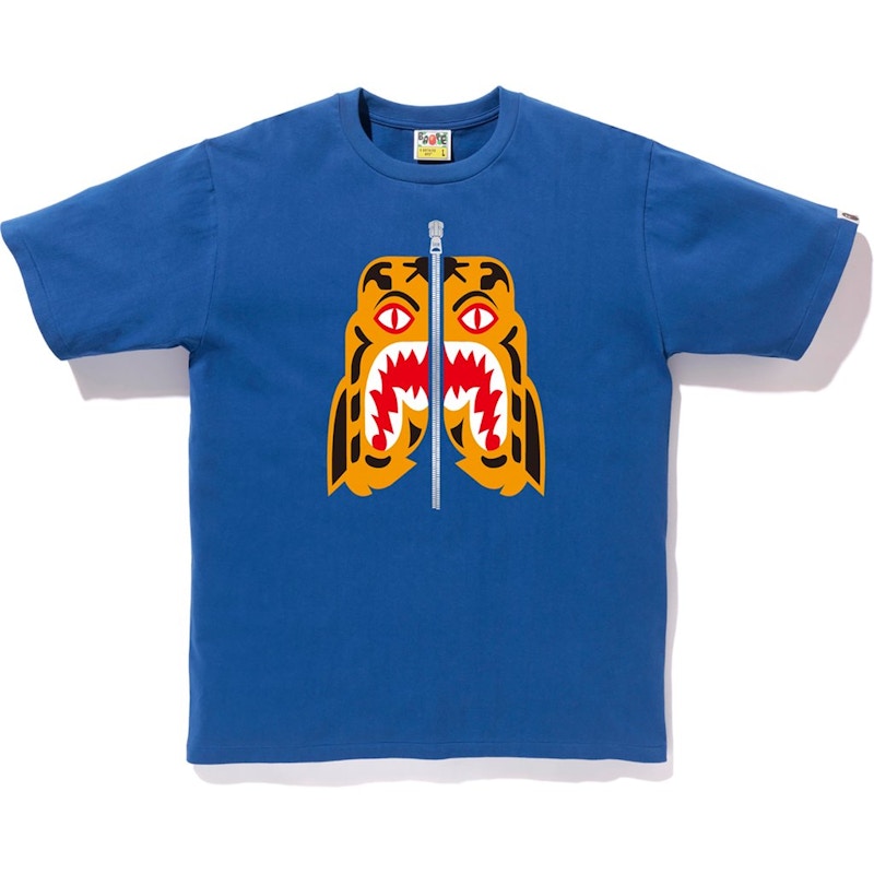 BAPE Tiger Tee Blue