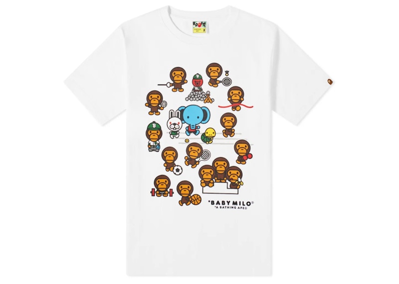 BAPE Tokyo Baby Milo Tee White
