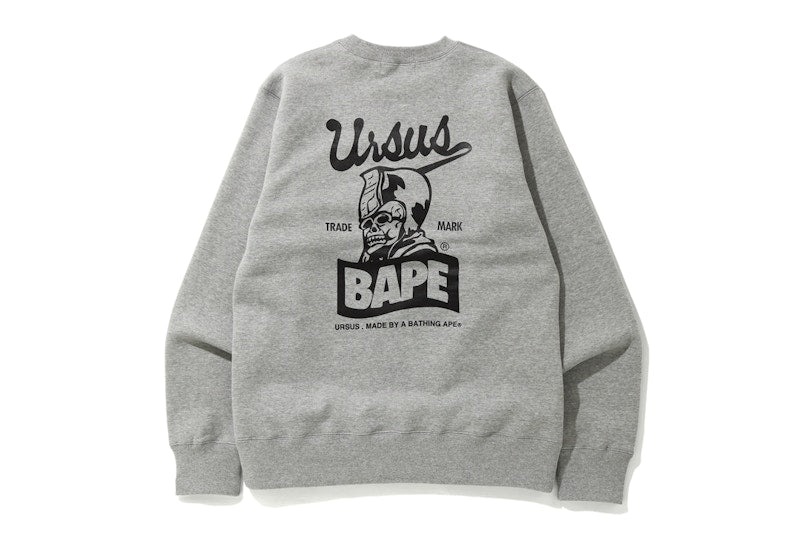 BAPE Trade Mark Crewneck Grey