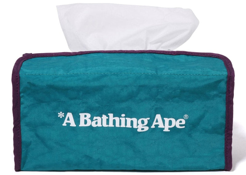BAPE Travel Tissue Case Green