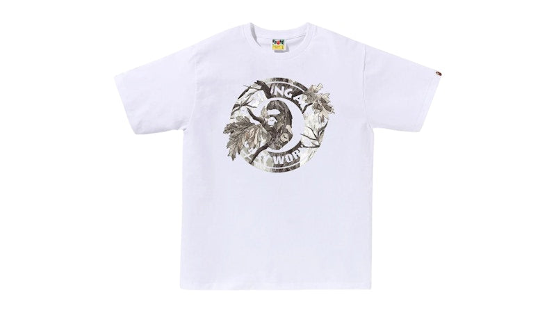 BAPE Tree Edge Camo Busy Works Tee Whxwh