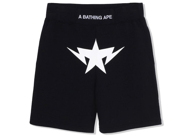 BAPE Twinsta Sweat Shorts Black