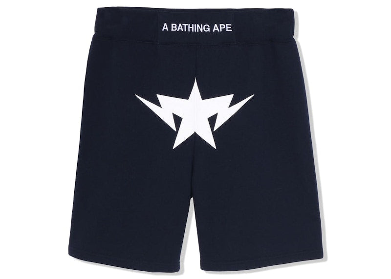 BAPE Twinsta Sweat Shorts Navy