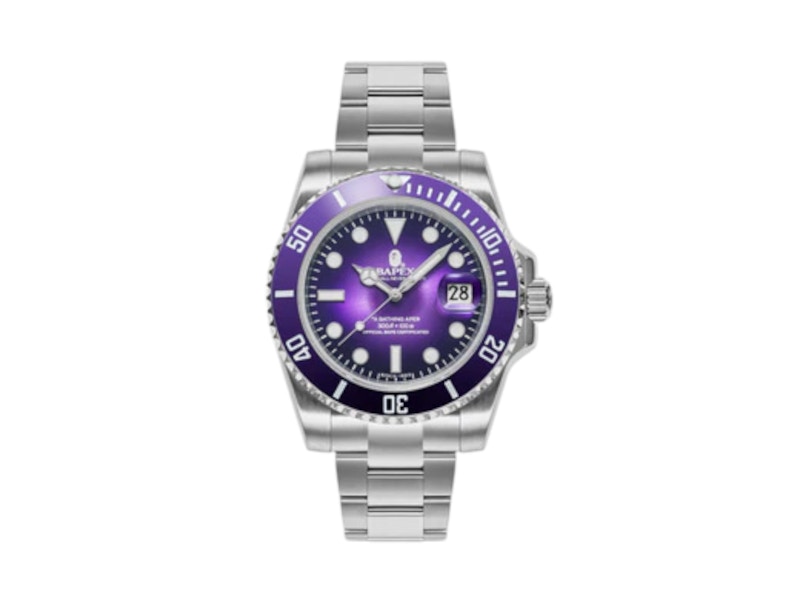 BAPE Type 1 BAPEX Watch Purple