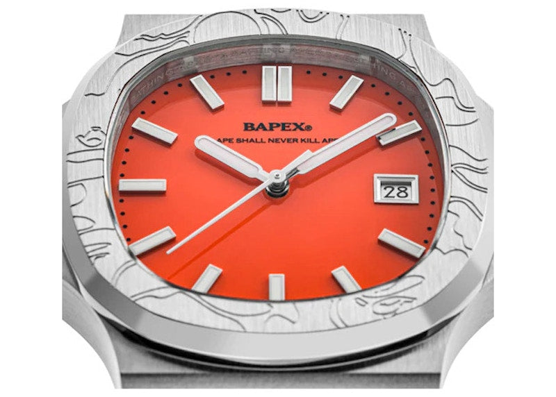 BAPE Type 10 BAPEX Watch Silver