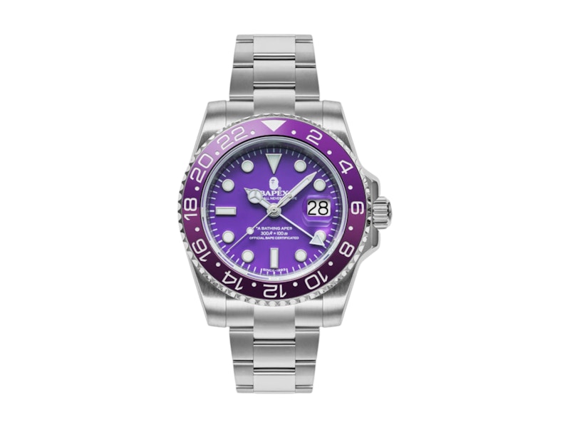 BAPE Type 2 BAPEX Watch Purple