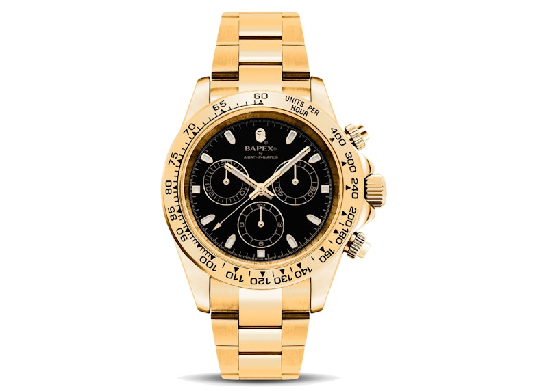 BAPE Type 4 BAPEX Watch Gold/Black