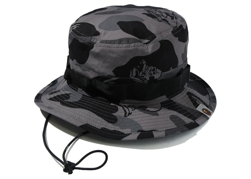 BAPE Ursus Camo Military Hat Black