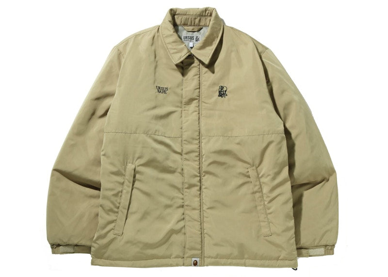 BAPE Ursus Puffer Blouson Beige