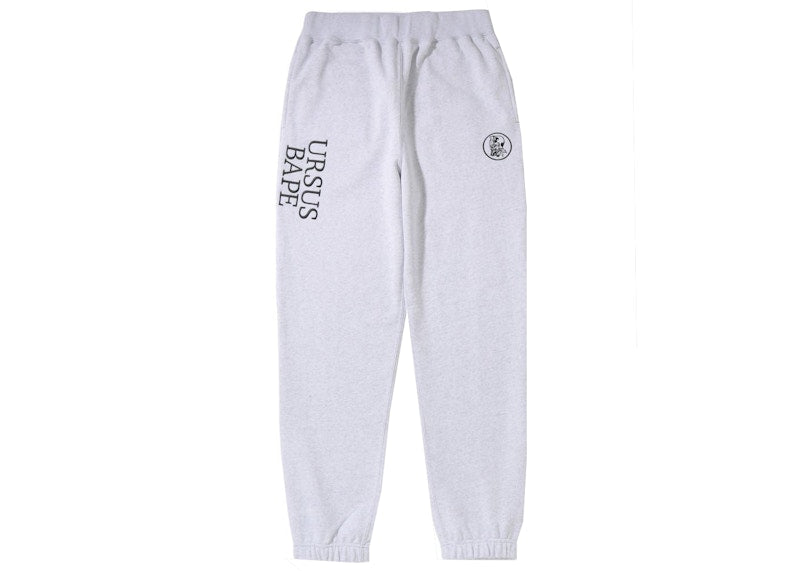 BAPE Ursus Sweatpants Gray
