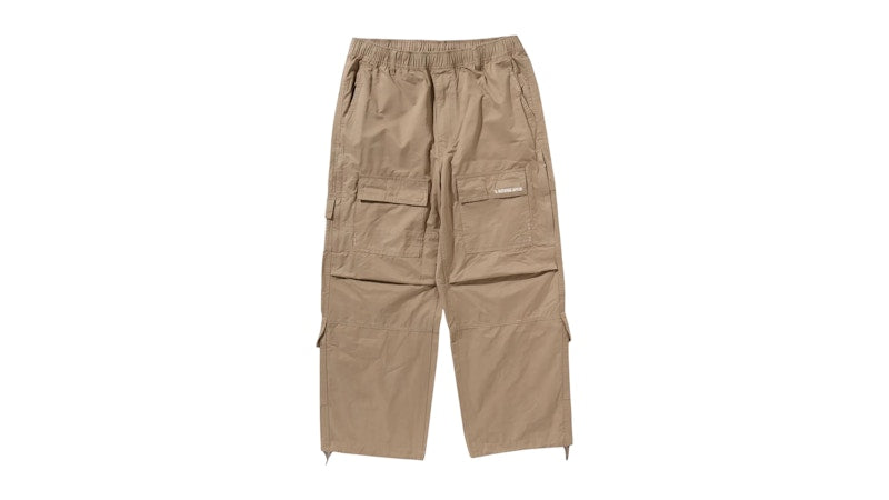 BAPE Used Relaxed Fit Cargo Pants Beige