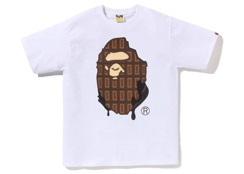 BAPE Valentine Chocolate Ape Head Tee (SS23) White