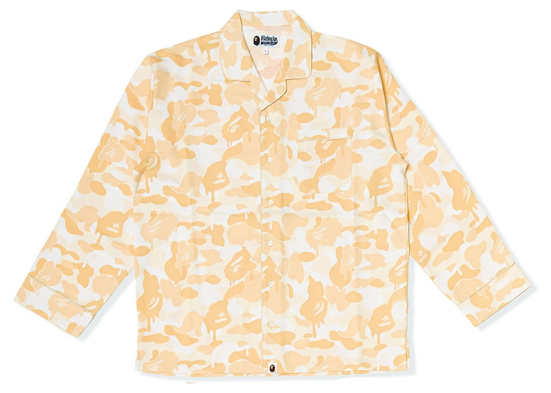 BAPE Valentine Chocolate Camo Pajamas Ivory
