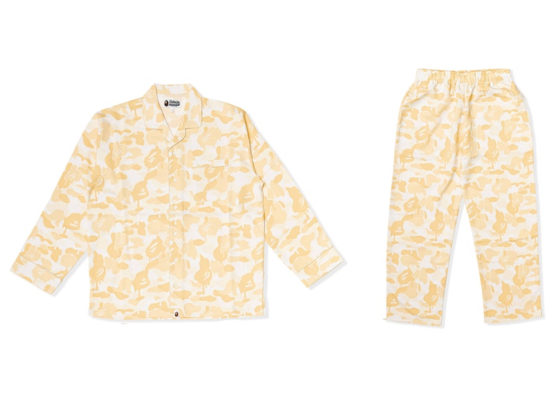 BAPE Valentine Chocolate Camo Pajamas Ivory