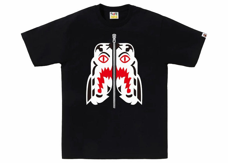 BAPE White Tiger Tee Black