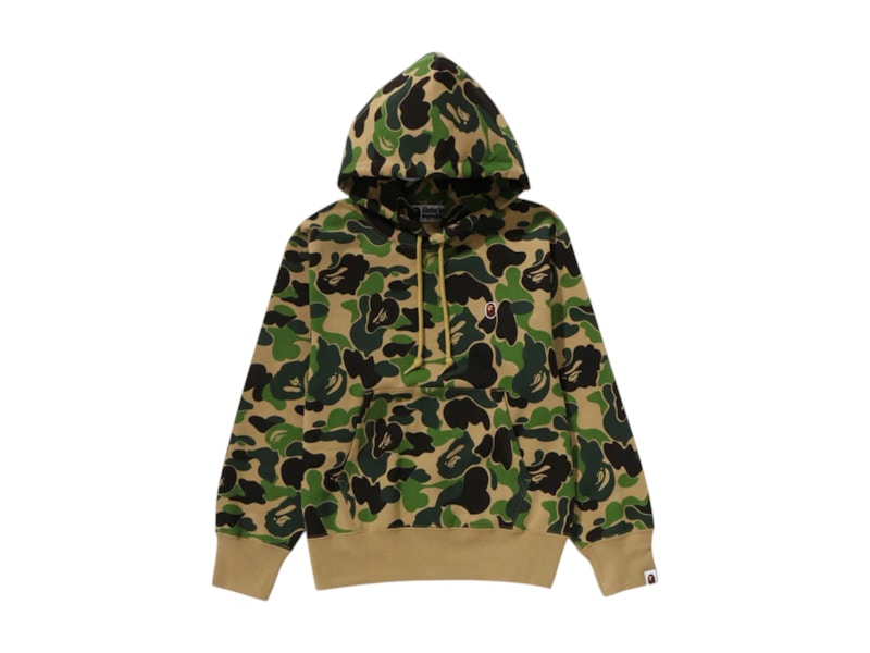 BAPE Women's ABC Camo One Point Pullover Hoodie Green