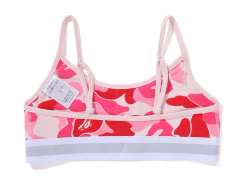 BAPE Women's ABC Camo Sport Bra (SS25) Pink