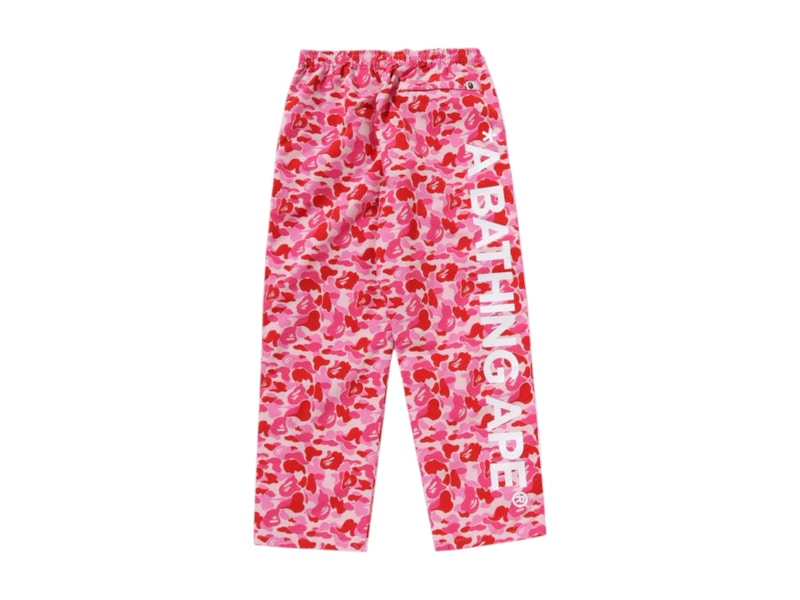 BAPE Women's ABC Camo Track Pants Pink