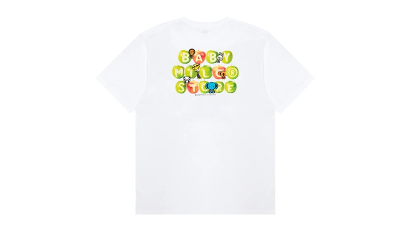 BAPE Women's Baby Milo Apple Tee White