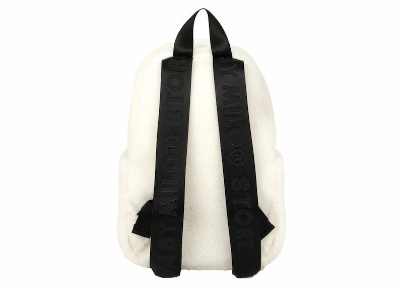 BAPE Women's Baby Milo Mini Fur Backpack Ivory