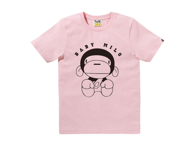 BAPE Women's Classic Baby Milo Tee Pink