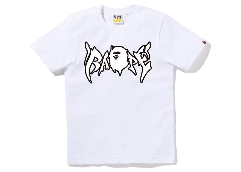 BAPE Women's Graffiti Tee White