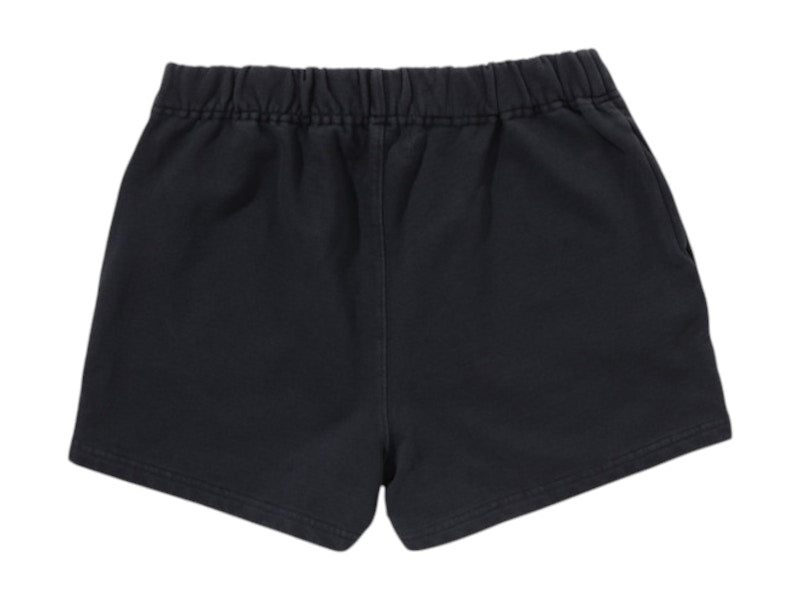 BAPE Women's Pigment Dyed One Point Sweat Shorts Black